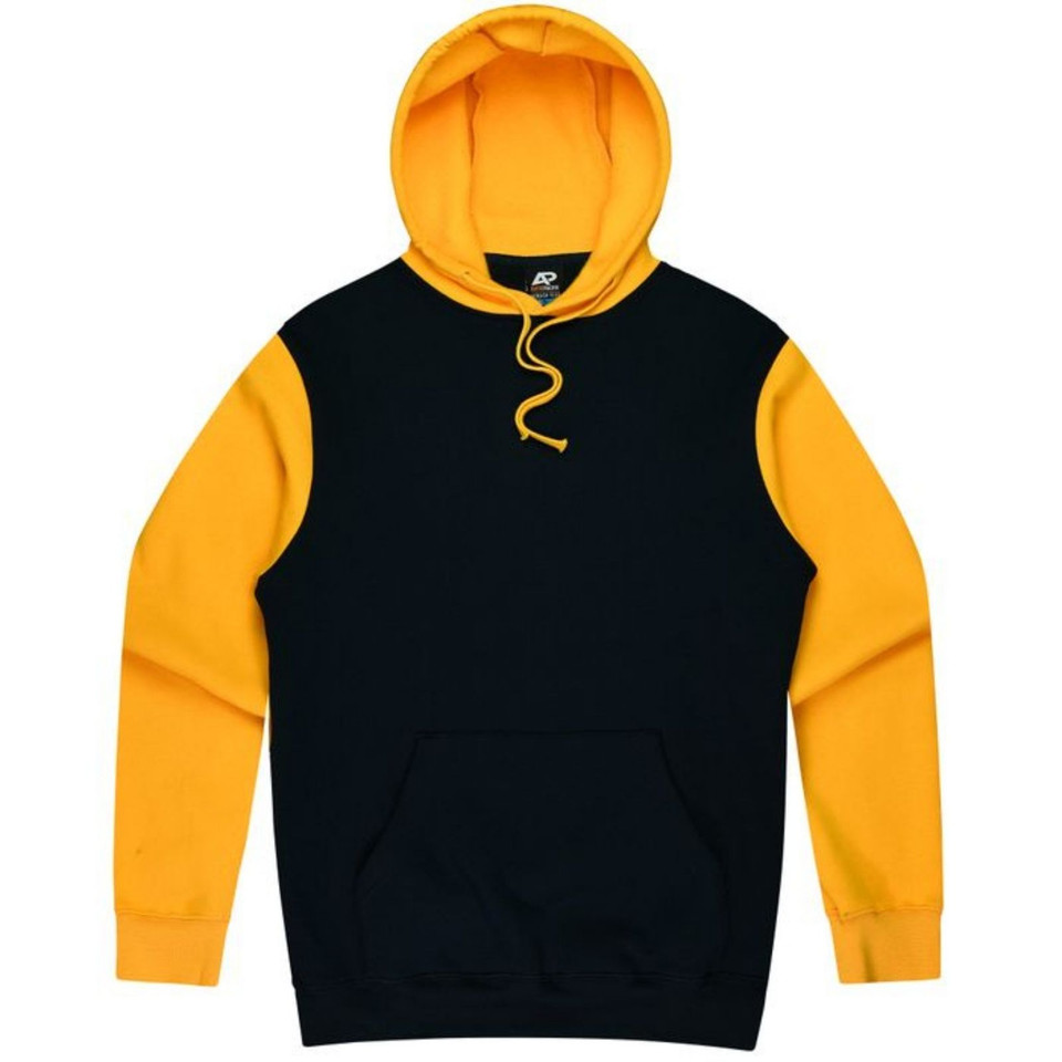Black+Gold | Bulk Discount Blank Plain Mens Fleece Hoody Black+Gold | Bulk Discount Blank Plain Mens Fleece Hoody