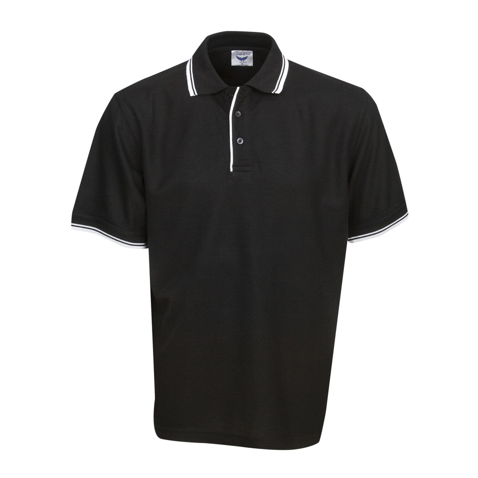 Black+White | Shop Blank Mens Easy Care Polo Shirt