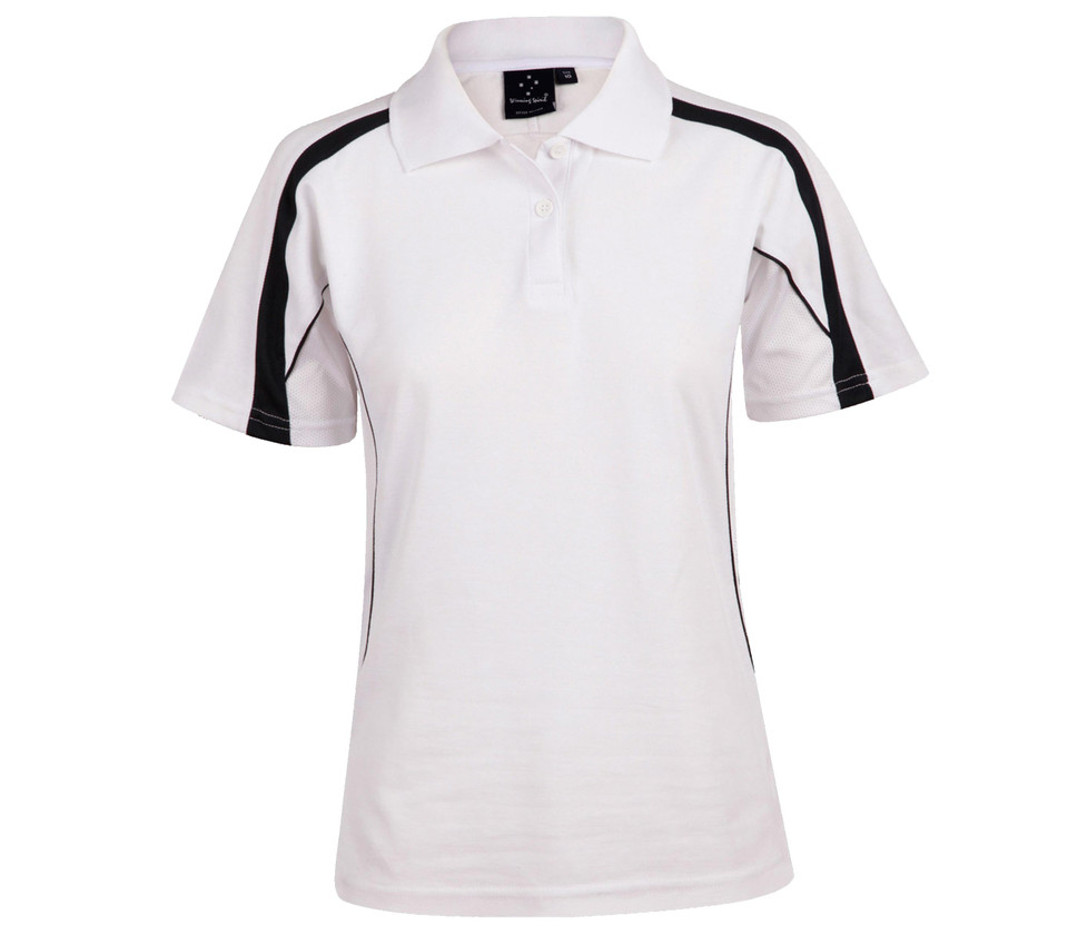 White+Navy | Ladies Team Wear Sport Polo Shirts