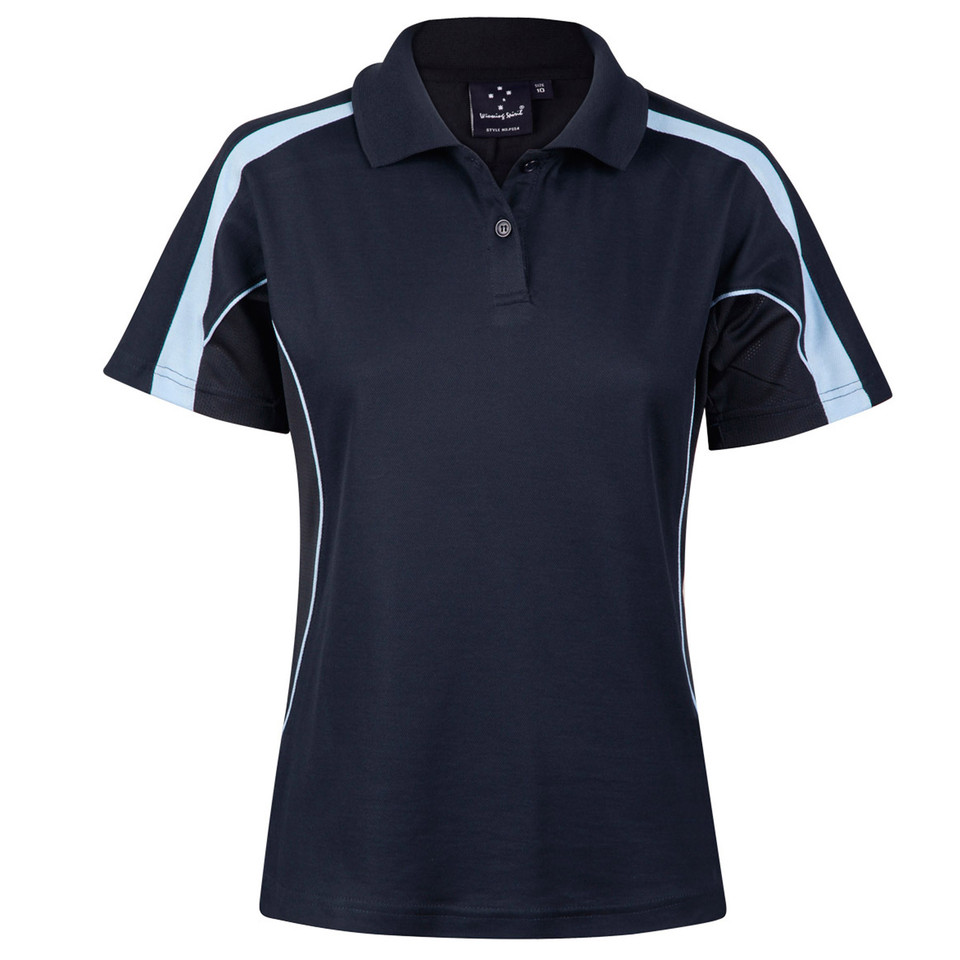 Navy+Sky | Bulk Buy Ladies Team Wear Sport Polo Online