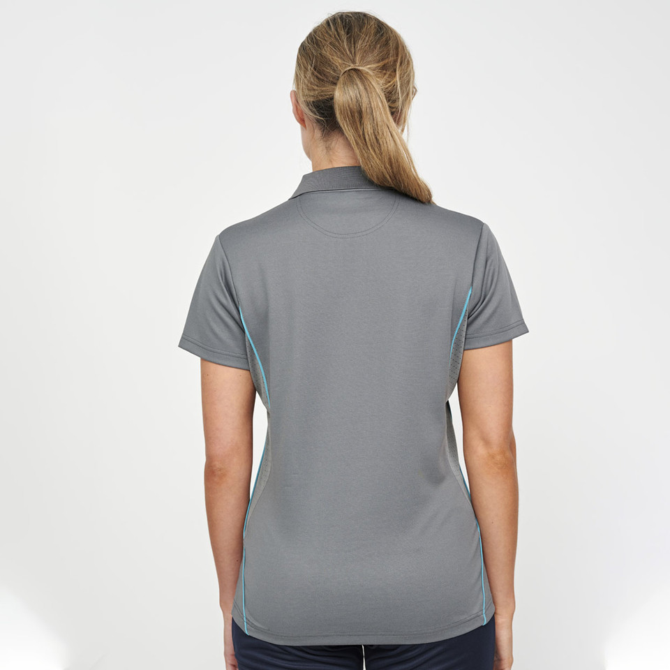 Ladies Sustainable Poly/Cotton Contrast Polo Shirt