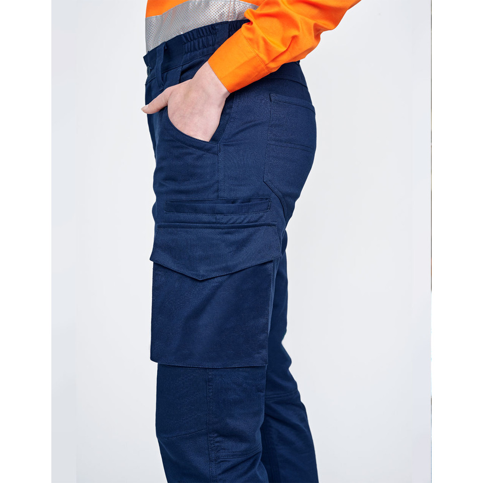 Unisex Cotton Stretch Ripstop Work Pants