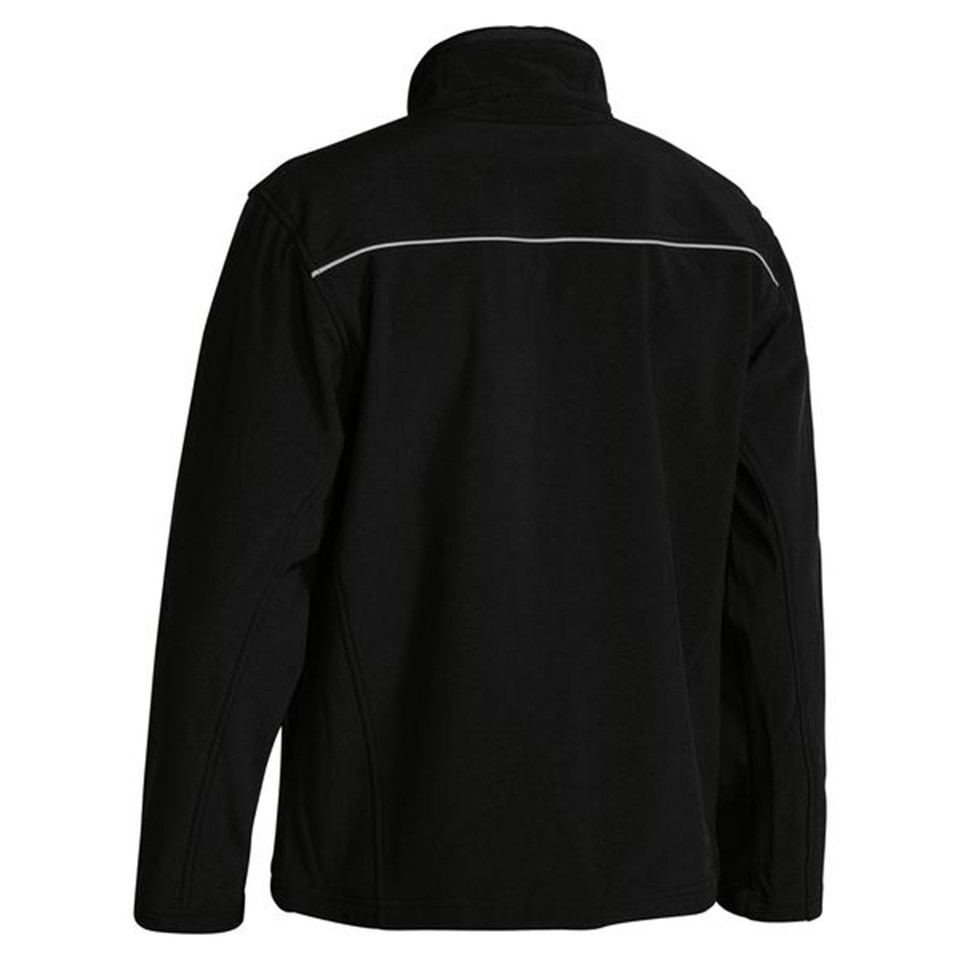 Bisley | Showerproof Soft Shell Jacket | Reflective Piping