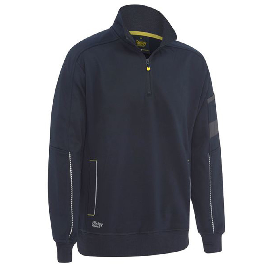 Bisley | Work Fleece 1/4 Zip Pullover | Sherpa Lining
