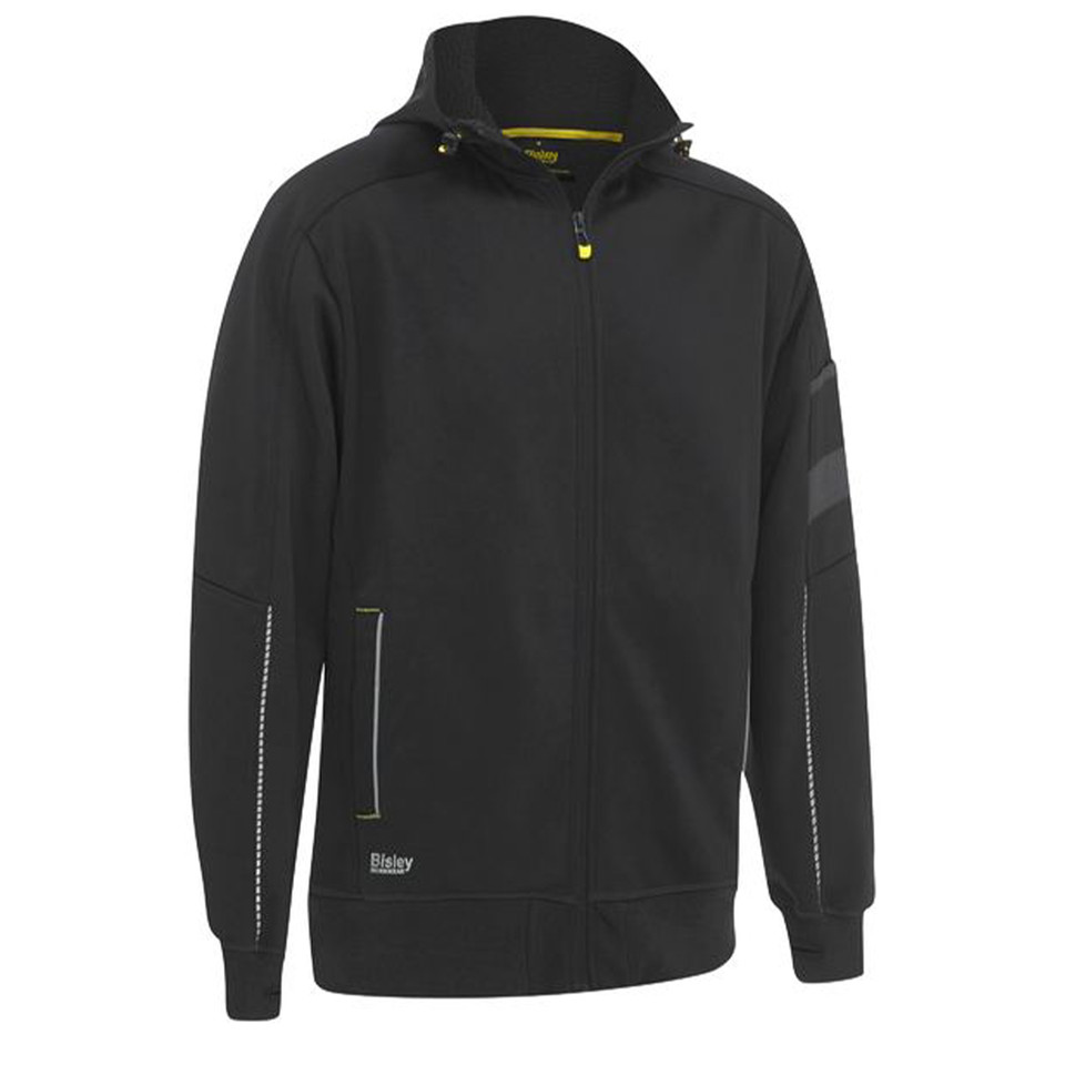 Bisley | Work Fleece Zip-Front Hoodie | Sherpa Lining