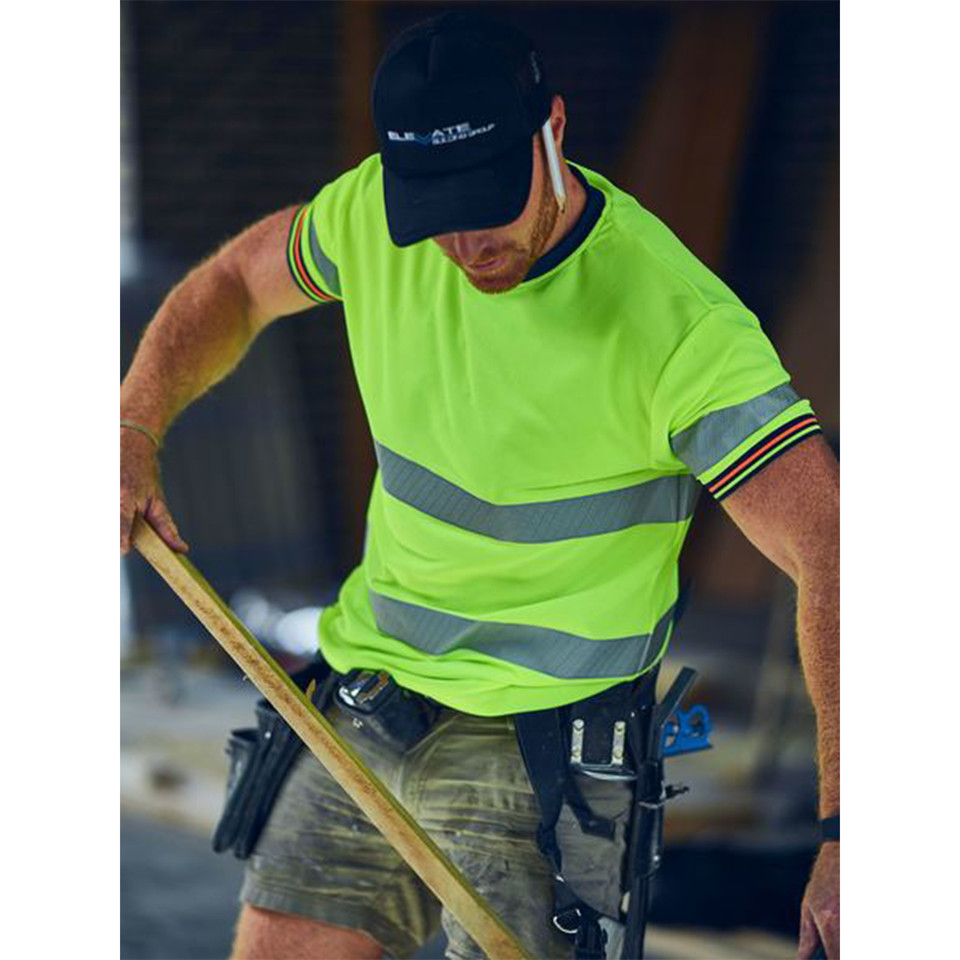 Bisley | Taped Hi Vis Polyester Mesh T-Shirt