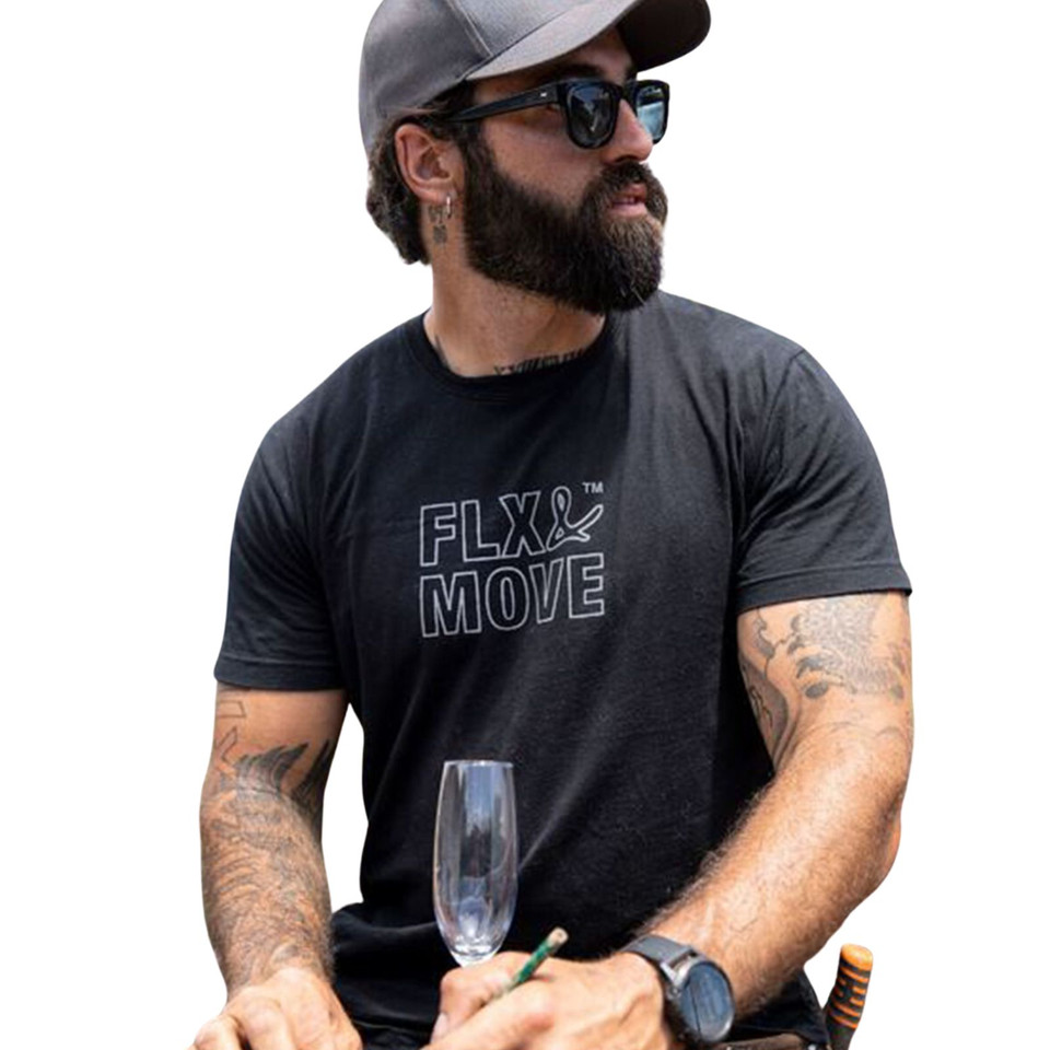 Bisley Flex & Move Cotton Outline Print Tee