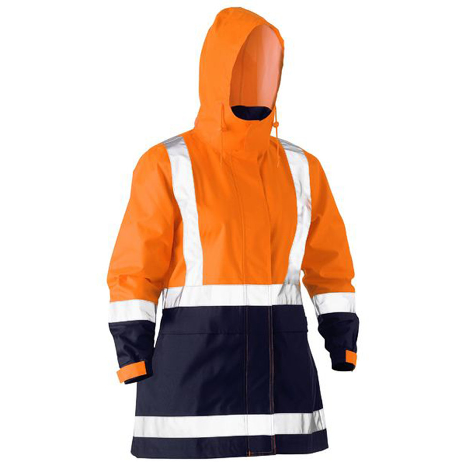 DEWEY | Womens H Taped Two Tone Hi Vis Rain Jacket DEWEY | Womens H Taped Two Tone Hi Vis Rain Jacket