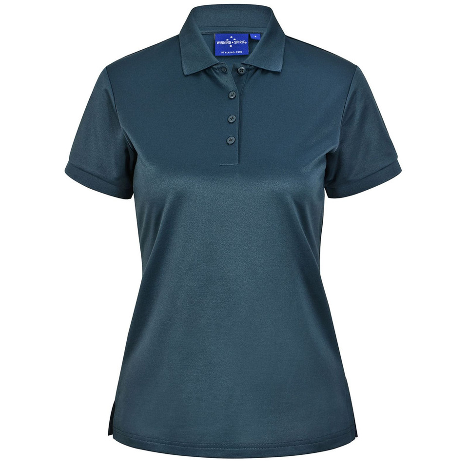 Heavy Cloud Sia Ladies Corporate Polo Shirt made with Recycled PET and Truedry fabric, a sustainable, quick-dry option for business uniforms.