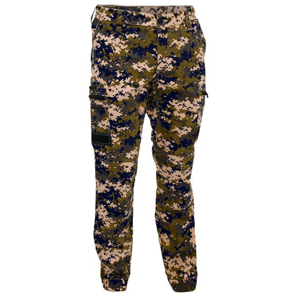 Bisley Mens Flx & Move Stretch Camo Cargo Pants