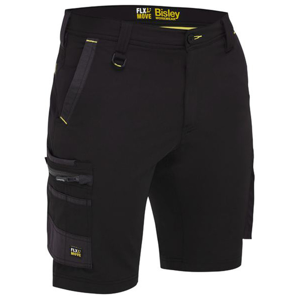 Bisley Flx & Move 4-Way Stretch Zip Cargo Short