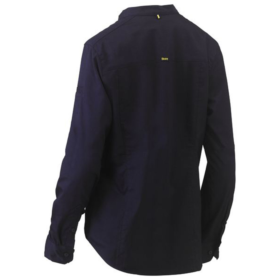 Bisley Women's Stretch V-Neck Closed Front Shirt