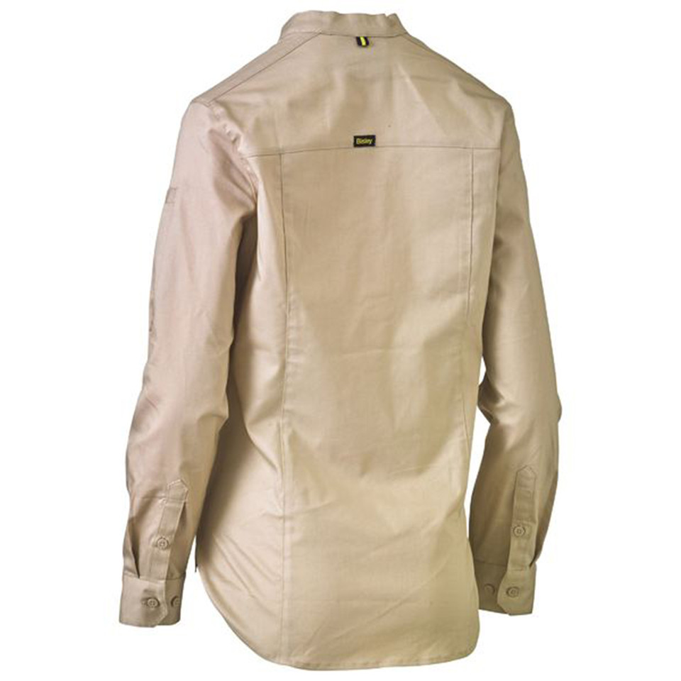 Bisley Women's Stretch V-Neck Closed Front Shirt