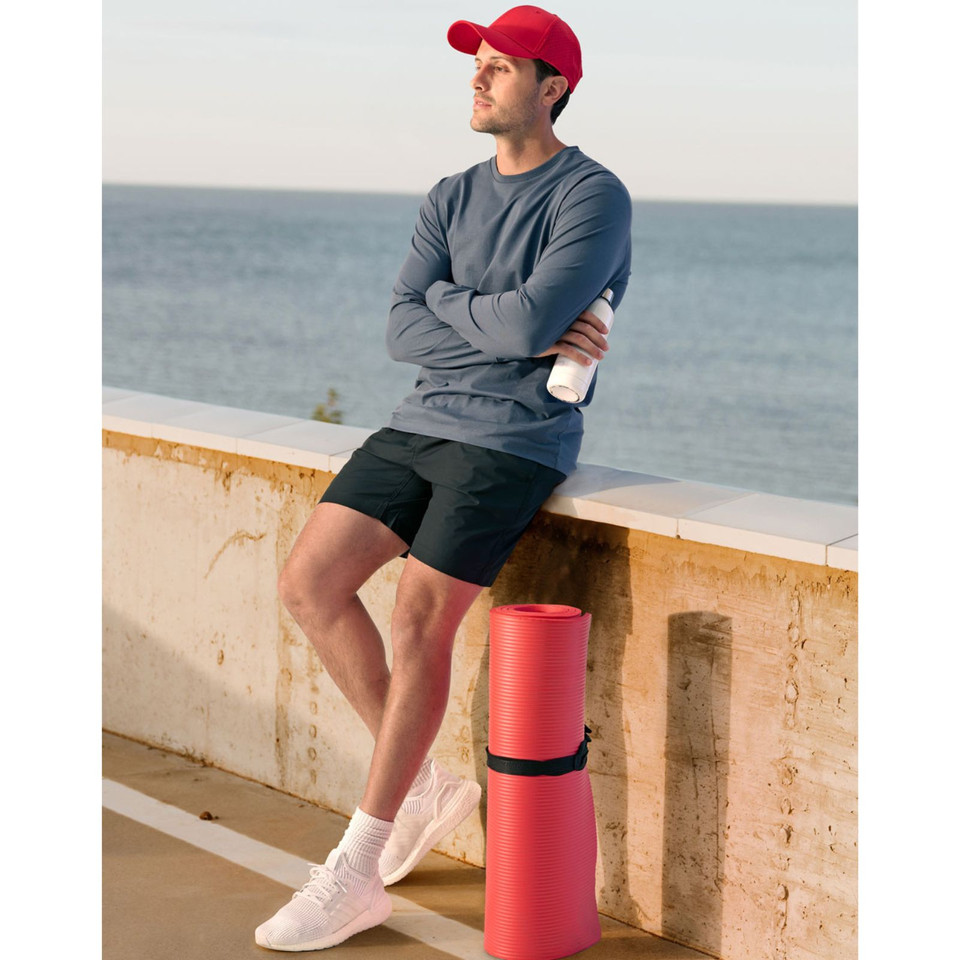 Mens Premium Cotton Face Jersey Long Sleeve Tee