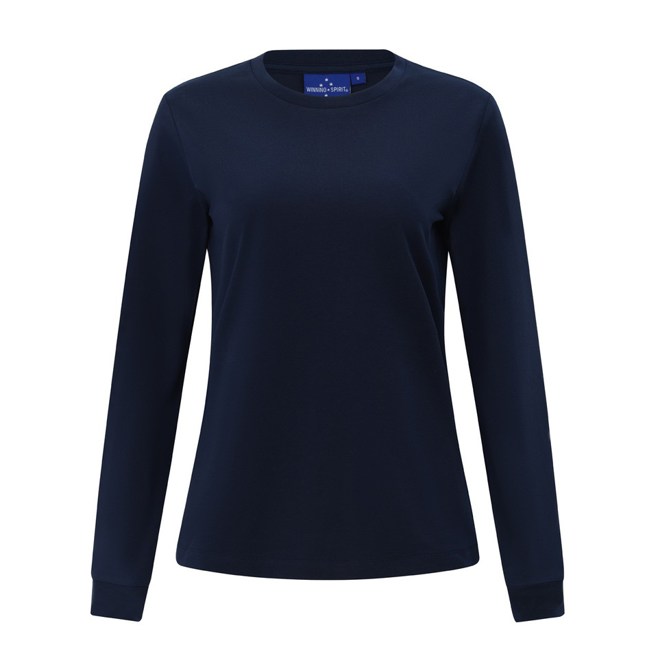STEVIE | Ladies Premium Cotton Face Jersey Long Sleeve T-Shirt