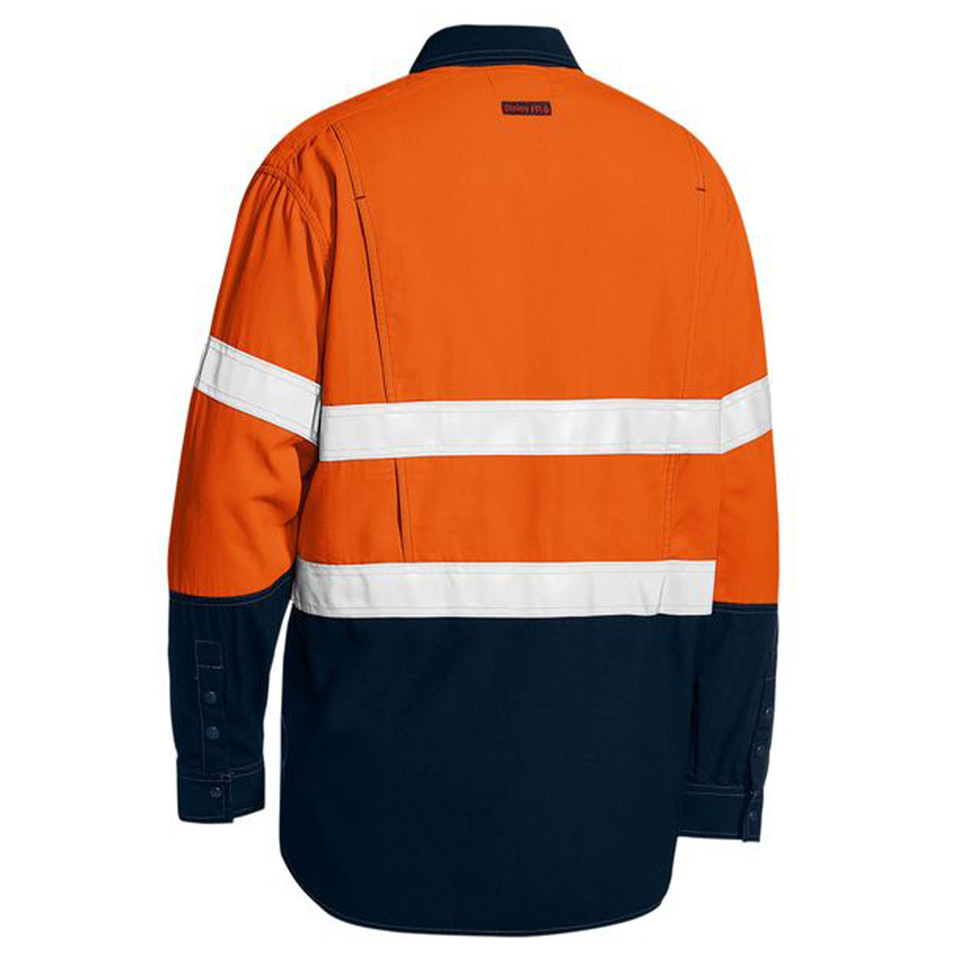 Bisley TenCate Tecasafe Plus 480 Taped Hi Vis Vented Shirt