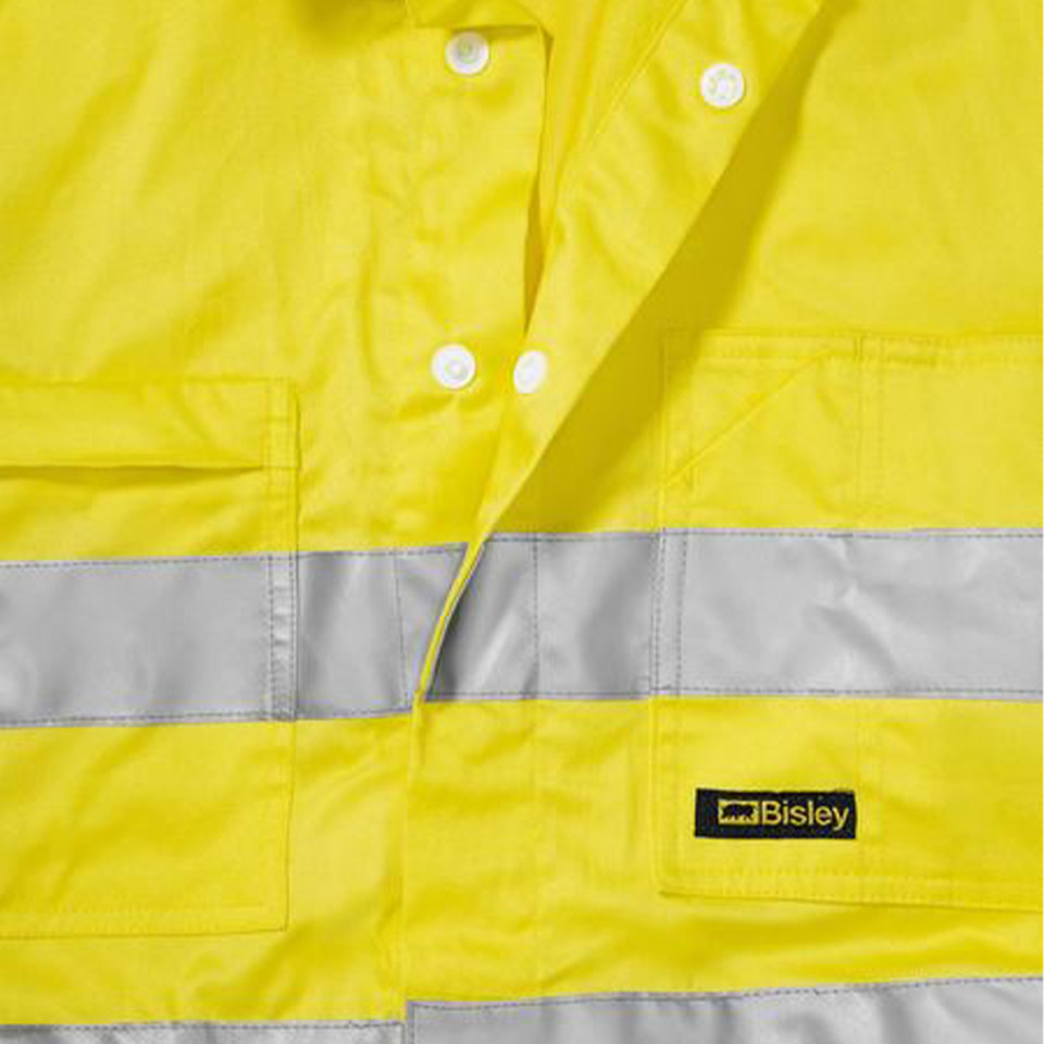 Bisley Taped Hi Vis Lightweight Coverall Bisley Taped Hi Vis Lightweight Coverall