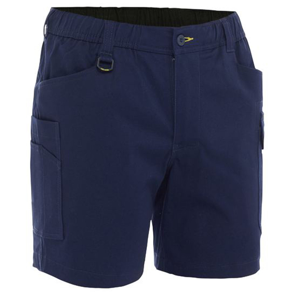 Bisley Stretch Cotton Elastic Waist Cargo Short