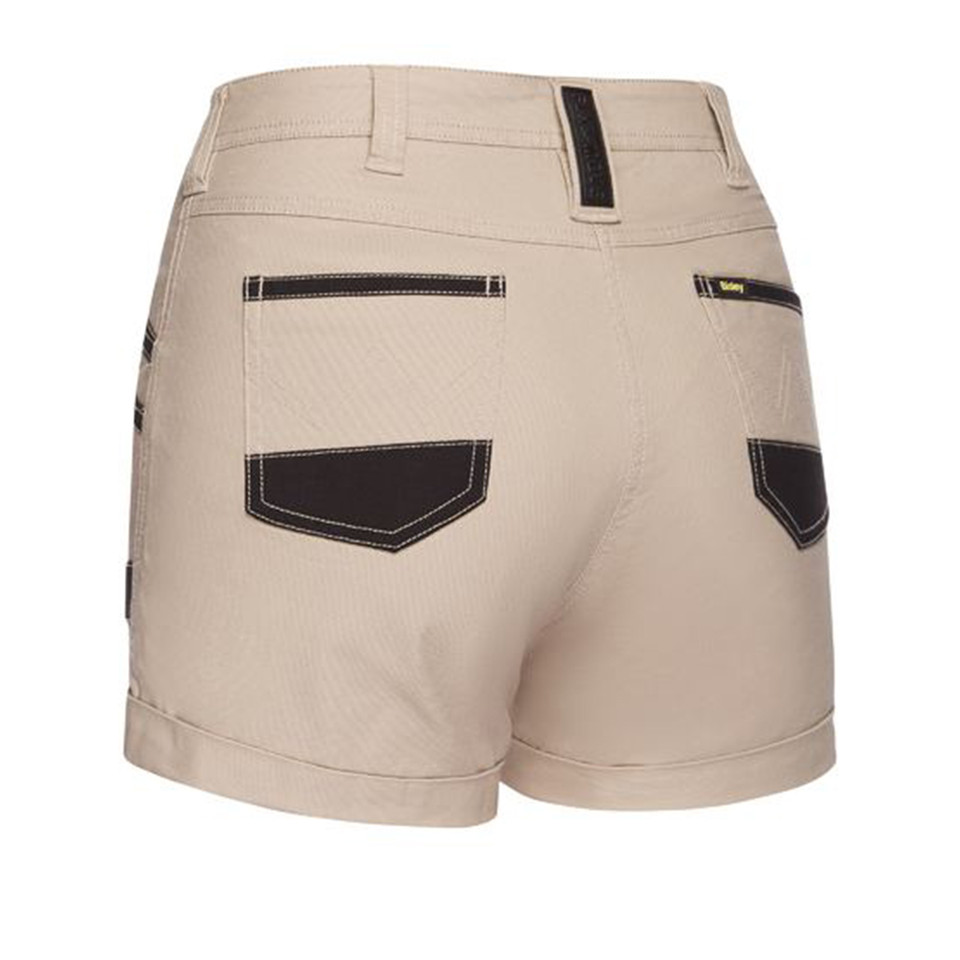 Bisley Womens Flex & Move Mid Rise Short Shorts Bisley Womens Flex & Move Mid Rise Short Shorts