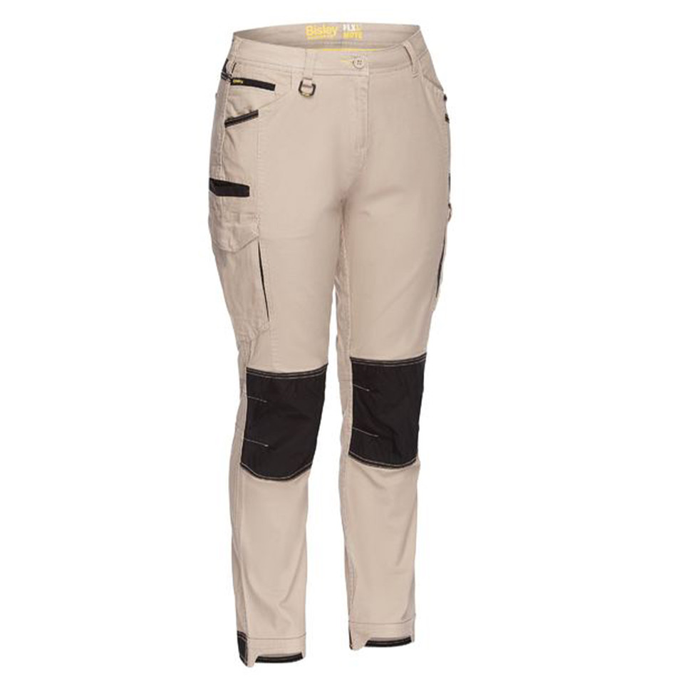 Bisley Womens Flex & Move Workwear Cargo Pants | Stone Bisley Womens Flex & Move Workwear Cargo Pants | Stone