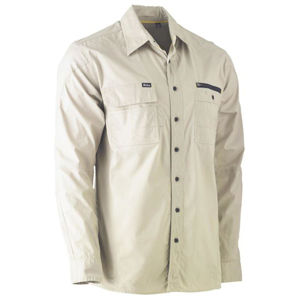 Bisley Flx and Move Utility Work Long Sleeve Shirt