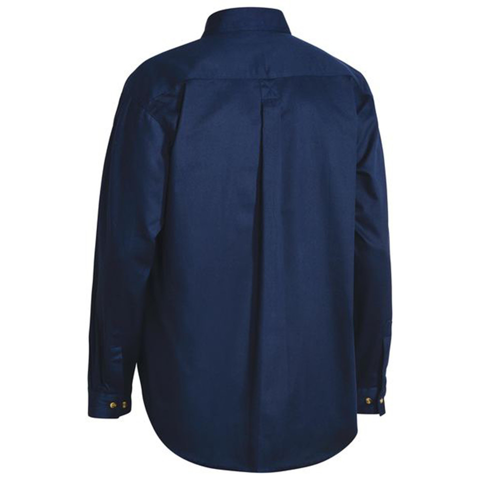 Bisley Closed Front Cotton Drill Shirt - Long Sleeve Bisley Closed Front Cotton Drill Shirt - Long Sleeve