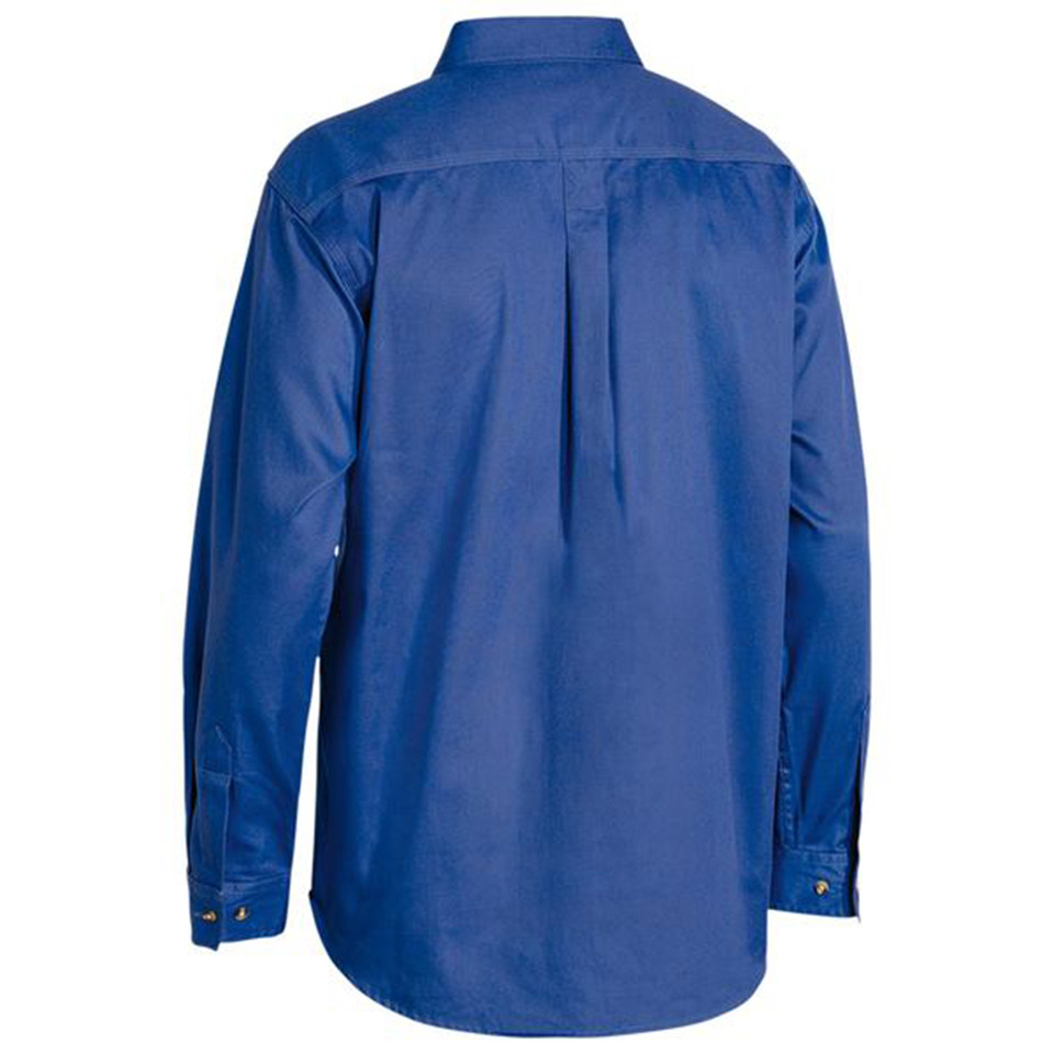 Bisley Closed Front Cotton Drill Shirt - Long Sleeve Bisley Closed Front Cotton Drill Shirt - Long Sleeve