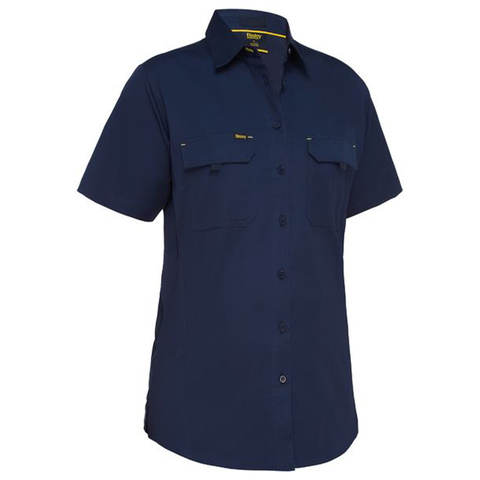 Bisley Women's X Airflow Ripstop Shirt in Navy Bisley Women's X Airflow Ripstop Shirt in Navy