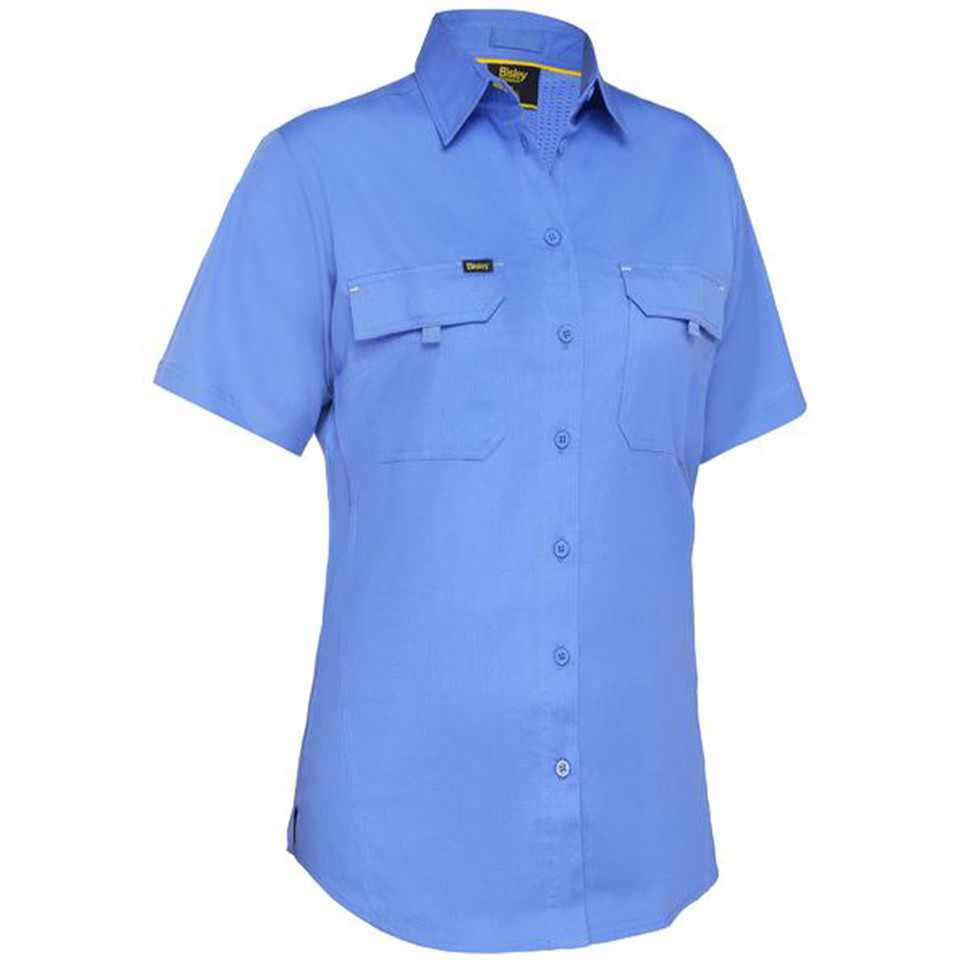 Bisley Women's X Airflow Ripstop Shirt in Sky Blue Bisley Women's X Airflow Ripstop Shirt in Sky Blue
