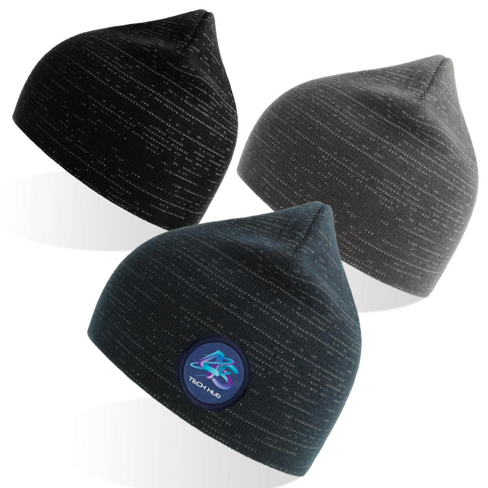 Shine Recycled Polyester and Acrylic Winter Beanie