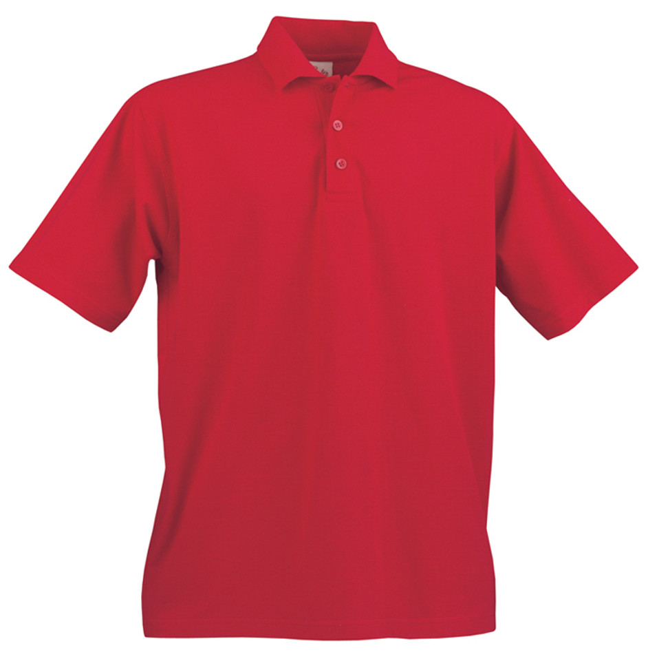 HARVEST Mens polo shirts cotton pique Red HARVEST Mens polo shirts cotton pique Red