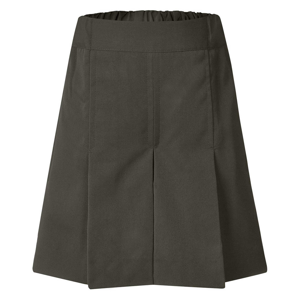 Grey | Buy Online Box-Pleat Girls School Shorts