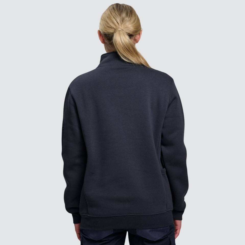 Unisex Premium Fleecy Half Zip Work Sweater