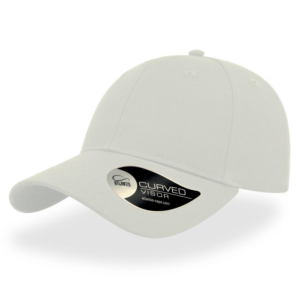 Chino Cotton Twill Sports Cap - White Chino Cotton Twill Sports Cap - White