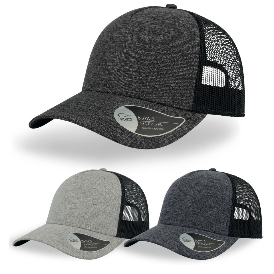 Rapper Melange Trucker Cap