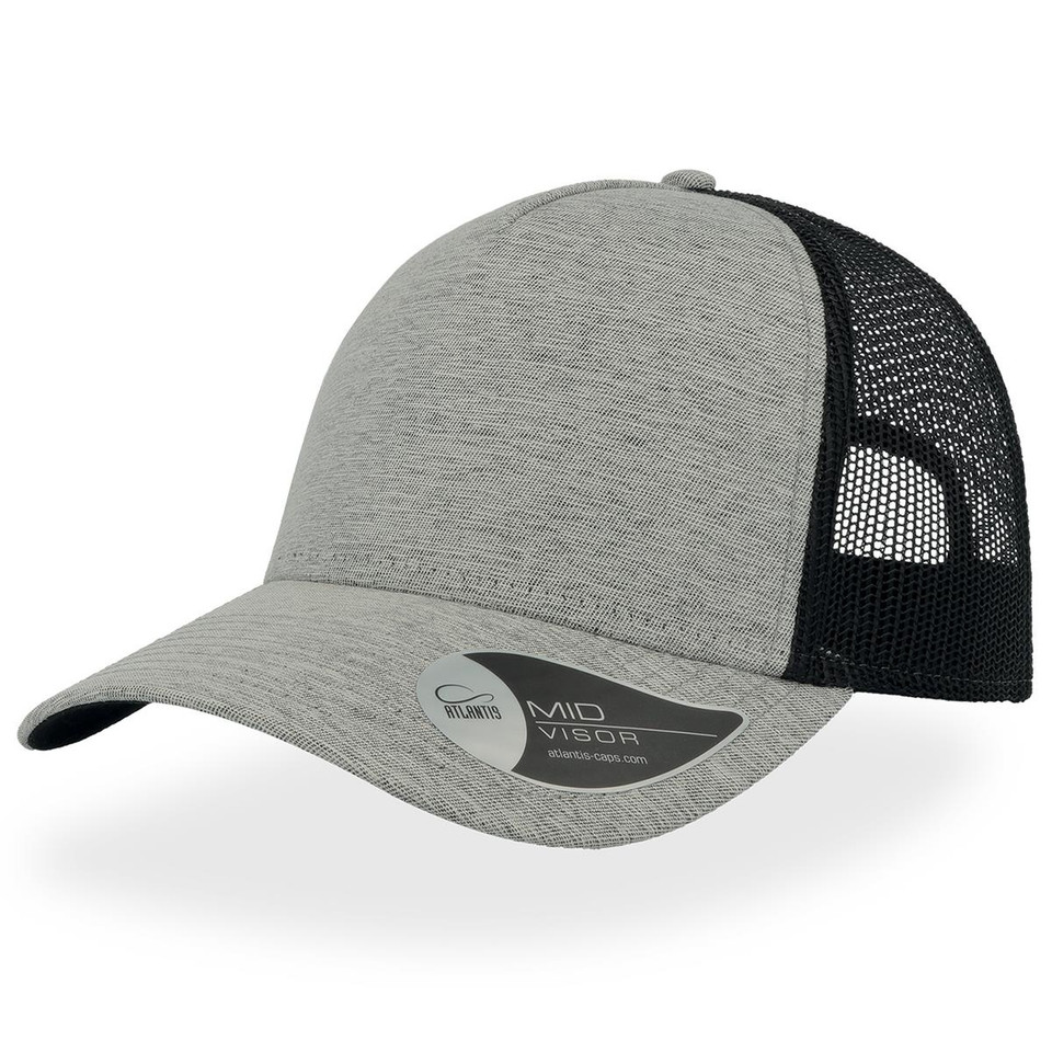 Rapper Melange Trucker Cap - Light Grey