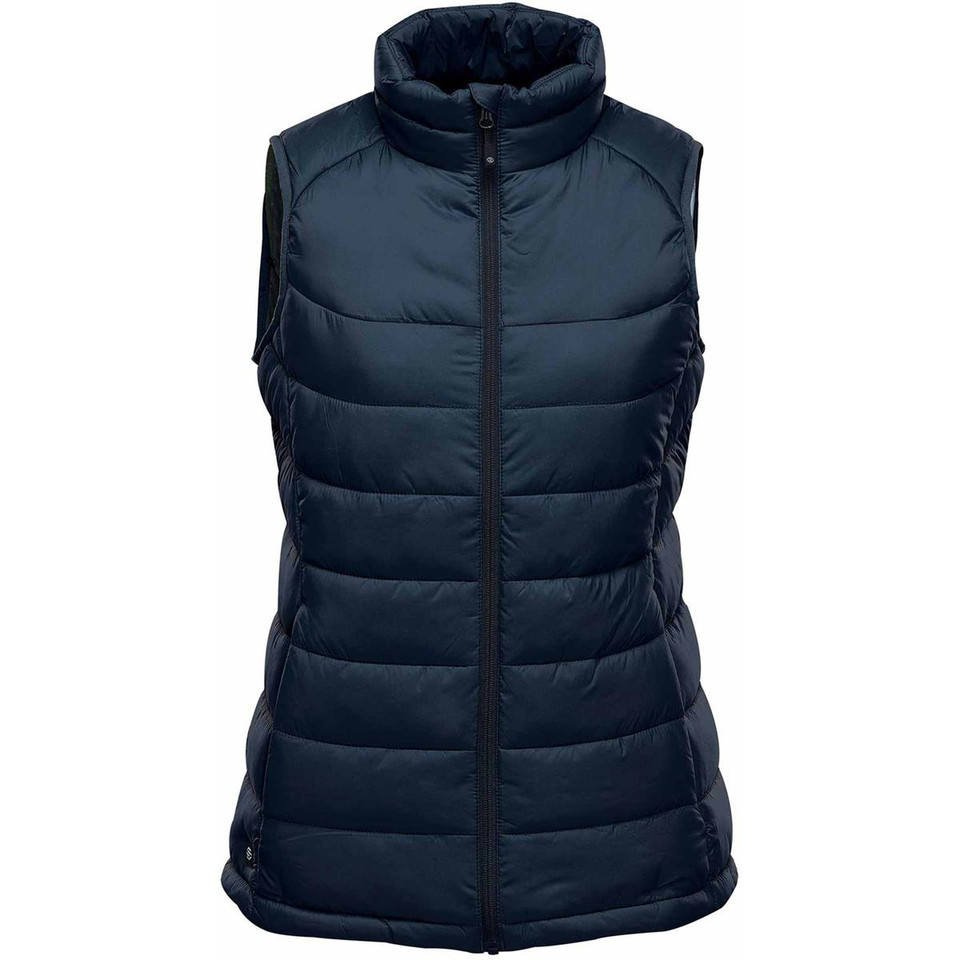 Women's Packable Thermal Vest - Navy/Graphite