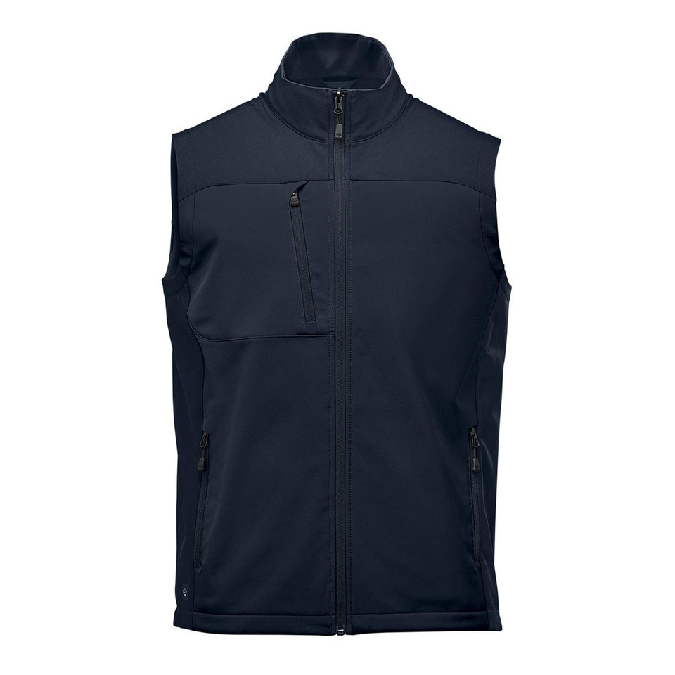 Men's Waterproof Softshell Vest - Navy/Navy