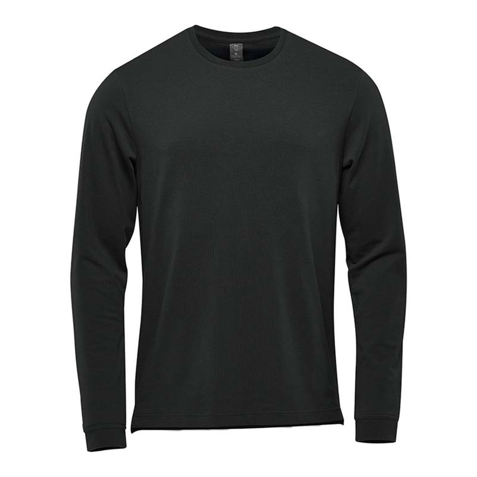 Men's Monty Performance Long Sleeve Tee - Black