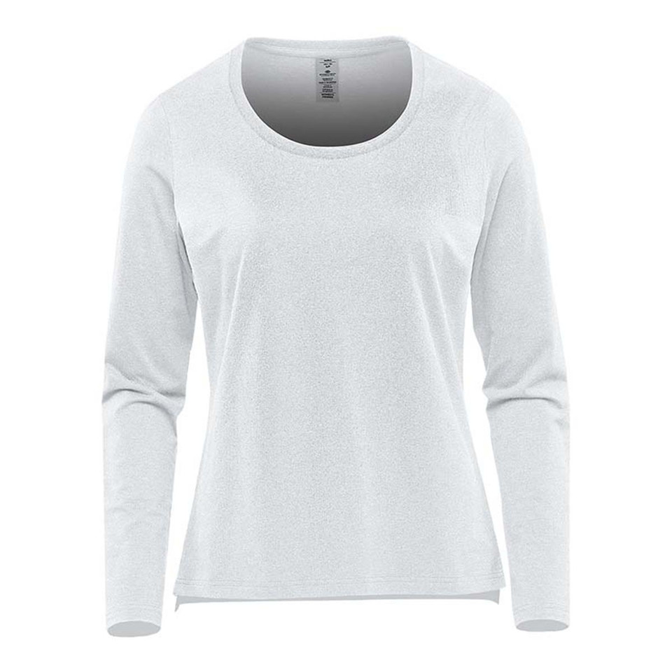 Women's Performance Long Sleeve Tshirt - White