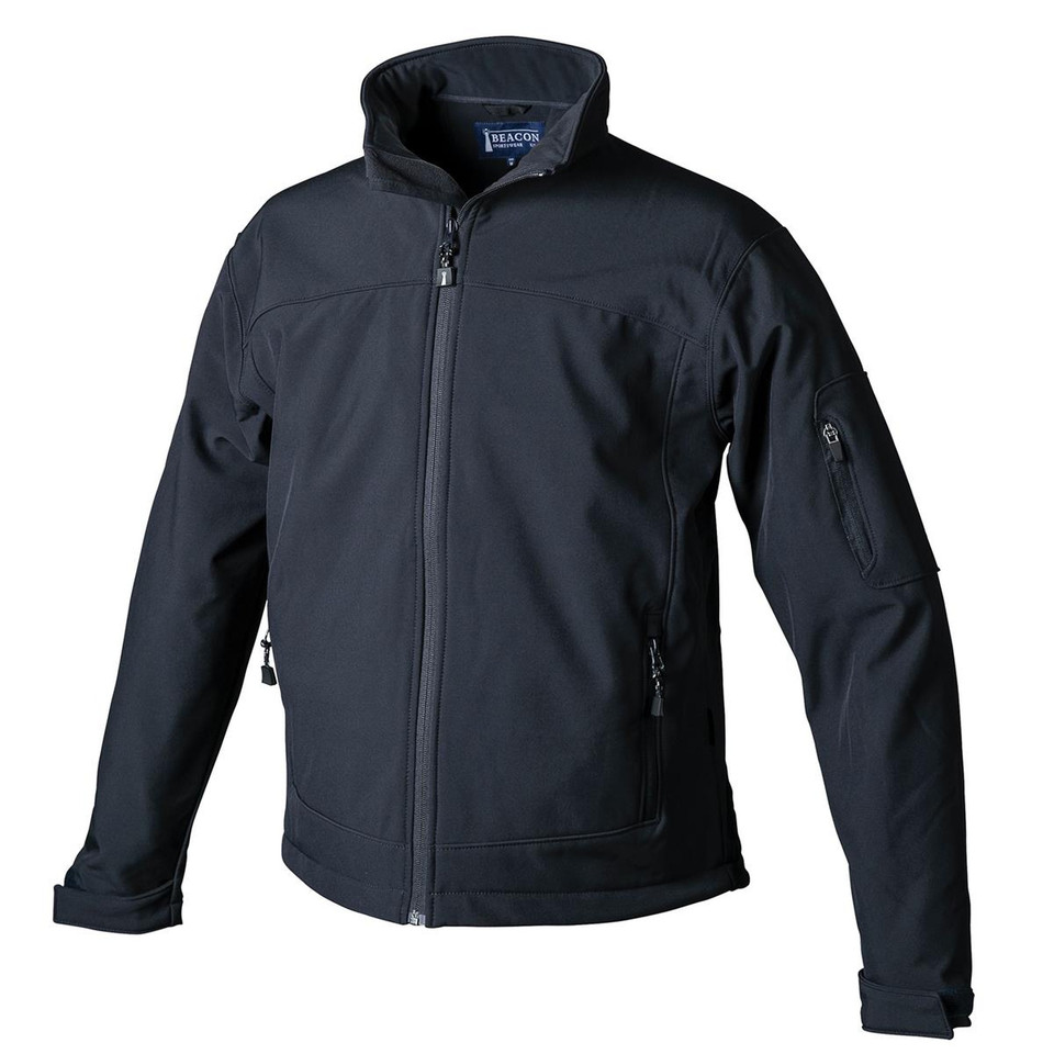 Men's Water Repellent Softshell Jacket - Navy