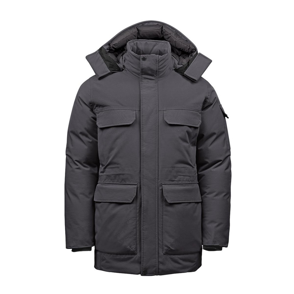 Men's Waterproof DEITY Parka - Granite/Black