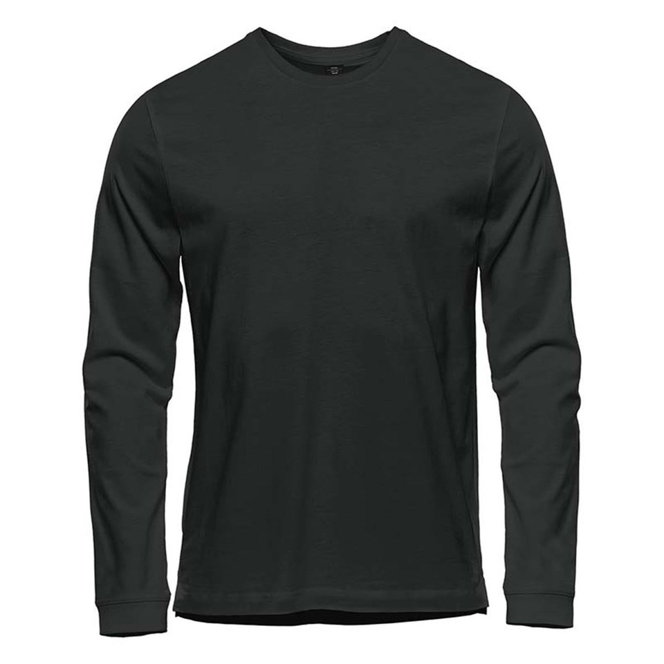 Men's Sustainable Long Sleeve Tee - Black