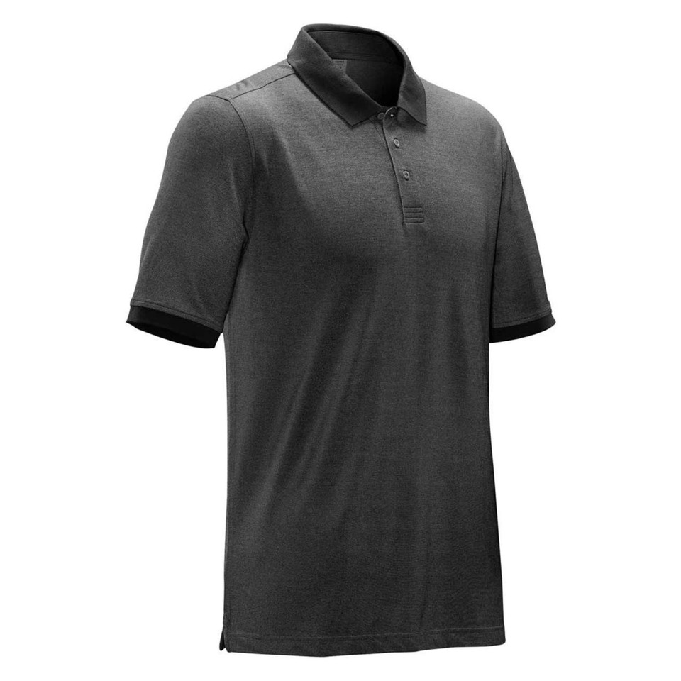 Mens Moisture Wicking Poly Cotton Polo
