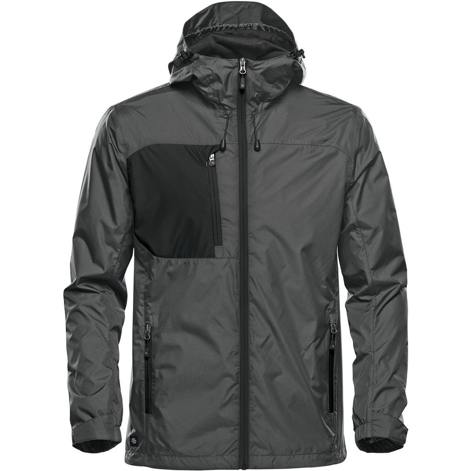 Men's Stormtech Waterproof Shell Jacket - Granite/Black