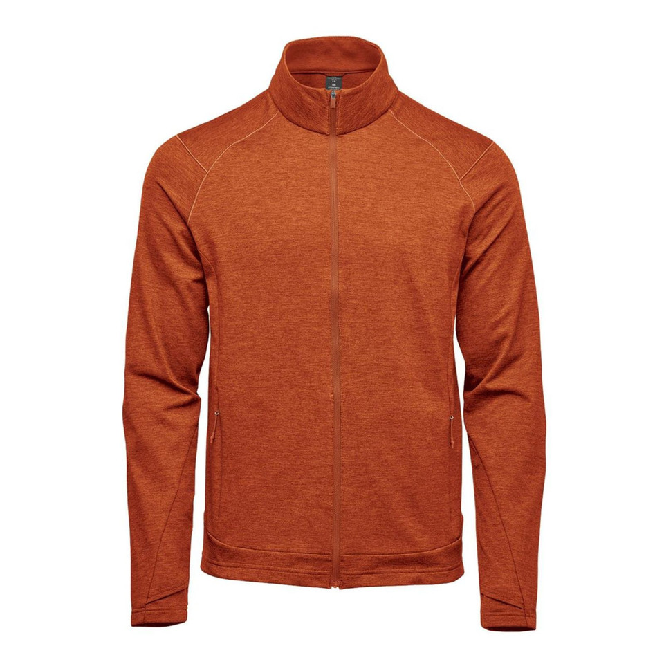 Stormtech Mens Eco-Friendly Full Zip Performance Jacket - Rust Brown Heather