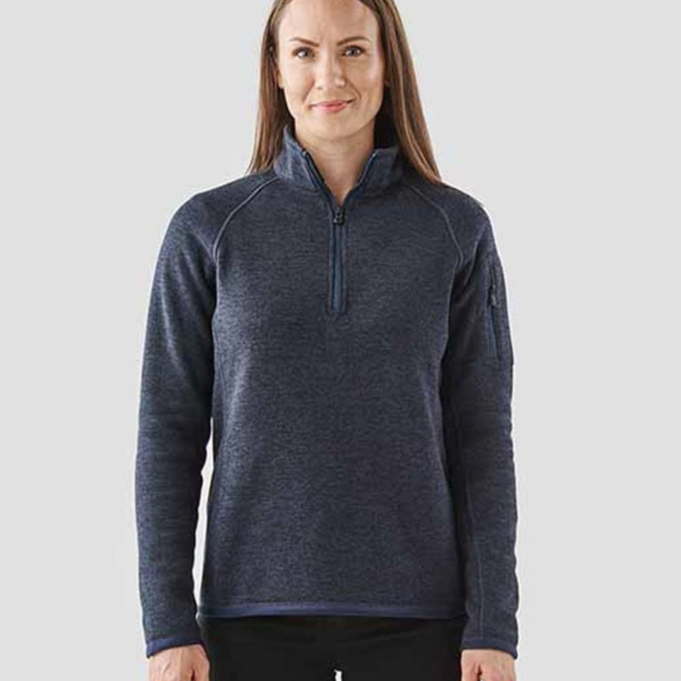Premium  Womens 1/4 Zip Sweater | Sustainable Recycled Fleece
