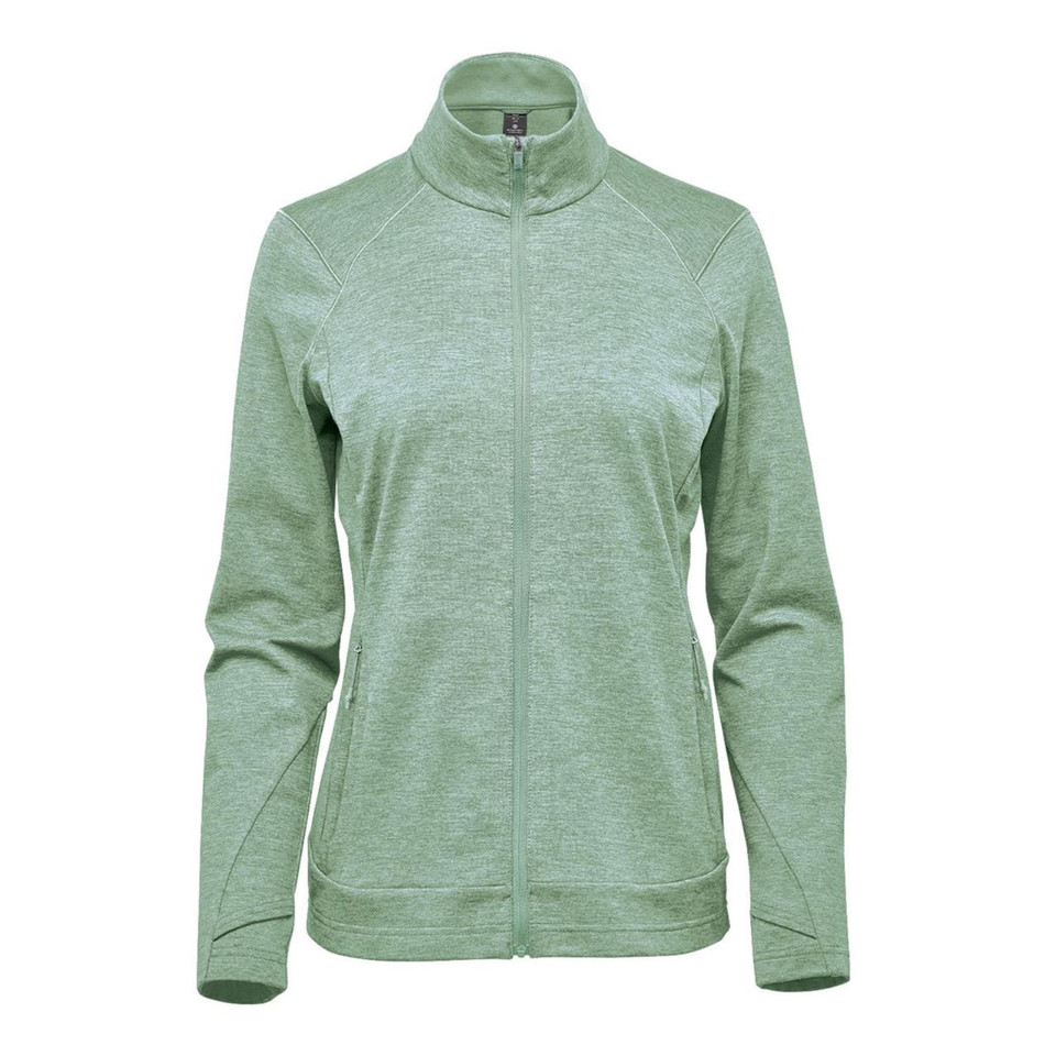 Women's Treeline Full Zip Performance Jacket - Ice Blue Heather