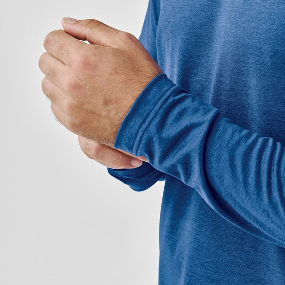 Men's Recycled Performance Long Sleeve Crew Neck Top