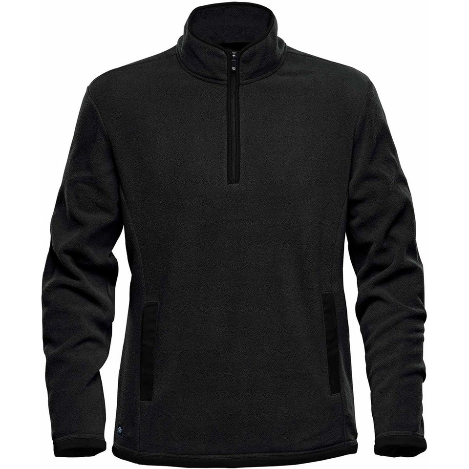 Men's Tech Fleece 1/4 Zip Pullover Sweater - Black